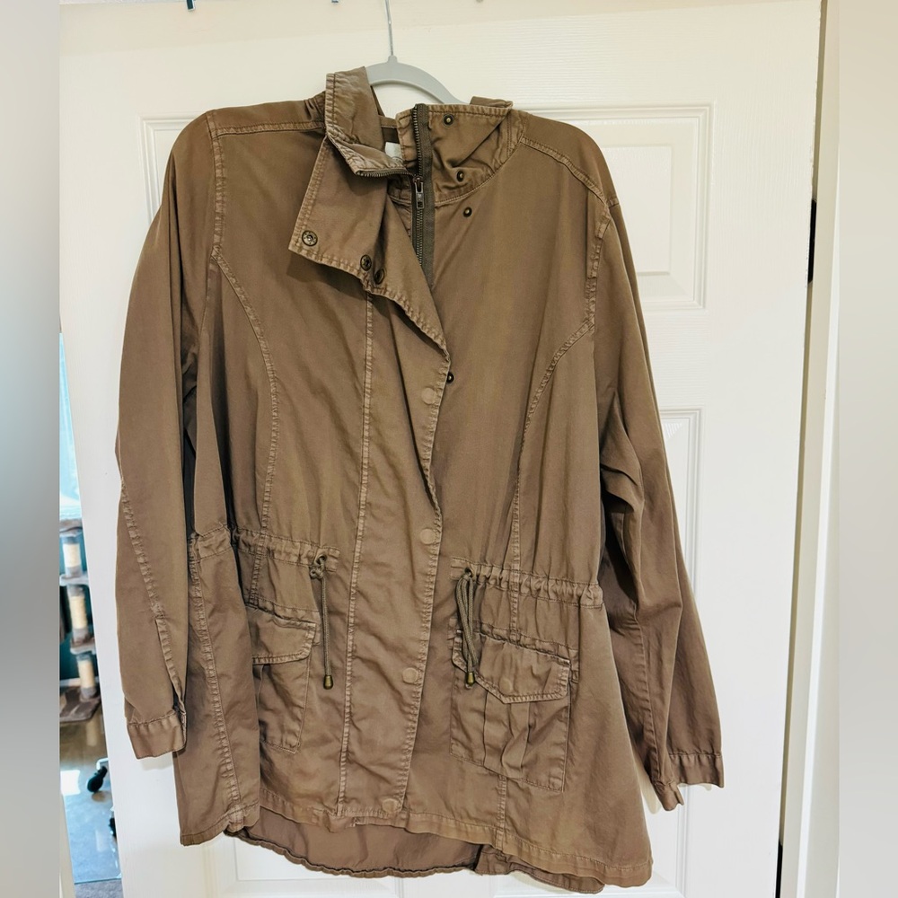 Torrid Brown trench coat. EUC